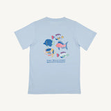 Sir Proper's T-Shirt Buckhead Blue with Fish