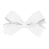 Tiny Classic Grosgrain Girls Hair Bow (Plain Wrap)