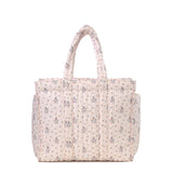 Quilted Go Go Tote- Fleurie