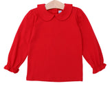 Peter Pan Collar LS Shirt