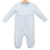 Bennett Romper - Light Blue Stripe