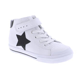 Riley White/ Black Leather Shoe