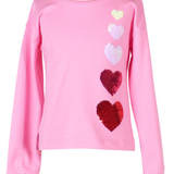 Tabby Top: Pink with Hearts