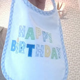 Large Boy Happy Birthday Bib