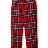 Kid's Brushed Twill Pajama Pants in Imperial Tartan