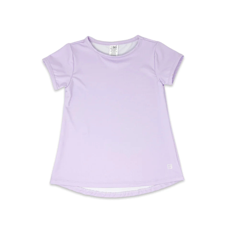 Set Athleisure Bridget Basic Tee- Petal Purple