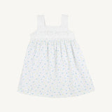 Babs Dress Broadcloth Dunwood Daisy/ Worth Avenue White