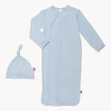 Baby Blue Gown & Hat Set