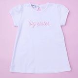 Big Sister Embroidery T-Shirt