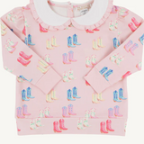 Maude's Ruffle Cassidy Comfy Crewneck Cute to Boot