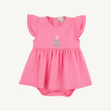 Daisy's Diaper Cover Dress Romany Rose with Tulip Embroidery