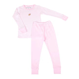 Darling Football Long Pajamas Pink