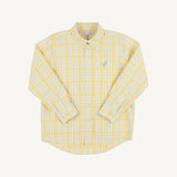 Dean's List Dress Shirt Forsyth Park Plaid with Beale Street Blue Stork