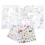 Coloring Books & Stickers - Explorer Theme