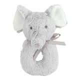 Elegant Baby Plush Rattle- Elephant