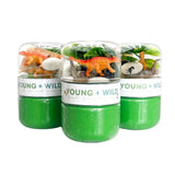 Dinosaur Grab and Go Dough Jar