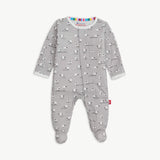 Gray Baa Baa Baby Modal Footie