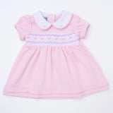 Hazel and Hudson Smocked Collared Dress