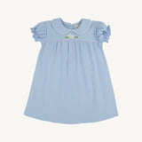 Holly Day Dress Beale Street Blue with Bunny Applique