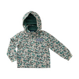 Boys Reflective Rain Jacket, Neutral Break Point Camo