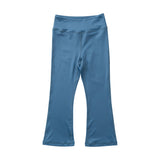 Girls Athletic Flare Legging, Copen Blue