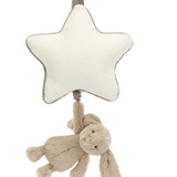 Bashful Cream Bunny Musical Pull