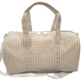 Weekender - Gingham Khaki