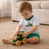 Little Farmer Applique Short Pajamas