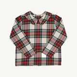 Peter Pan Collar Shirt Charlie Place Plaid