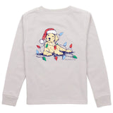 Boys Santa Paws LS