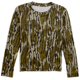 Boys Ravine Tee LS Mossy Oak Original Bottomland