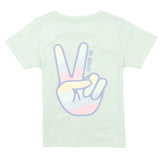 Peace Sign SS Pale Mint