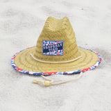 Cabo Straw Hat Americana Camo