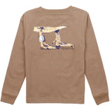 Boys Duck Band Long Sleeve Walnut