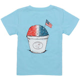 Boys American Chillin SS Aqua