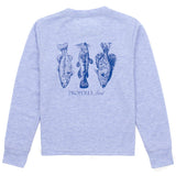 Boys Portland Pocket Tee LS Fisherman's Paradise Baby