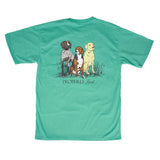 Boys Triple Dog SS Soft Green