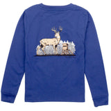 Boys Deer Season Long Sleeve River Blue