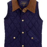 Boys Beaumont Vest Navy