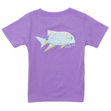 Girls Tropical Fish SS Light Purple