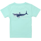 Boys Performance Tee SS Topo Shark Seafoam