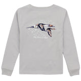Boys Pintails LS Ice Grey