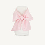 Bow Swaddle Broadcloth - Palm Beach Pink