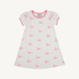 Penny's Play Dress Merrimack Quack Quacks (Palm Beach Pink) with Hamptons Hot Pink