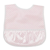 3 Marthas Wipeable Bib- Pink Check