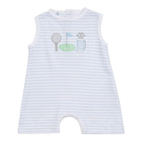 Putting Green Applique SS Playsuit