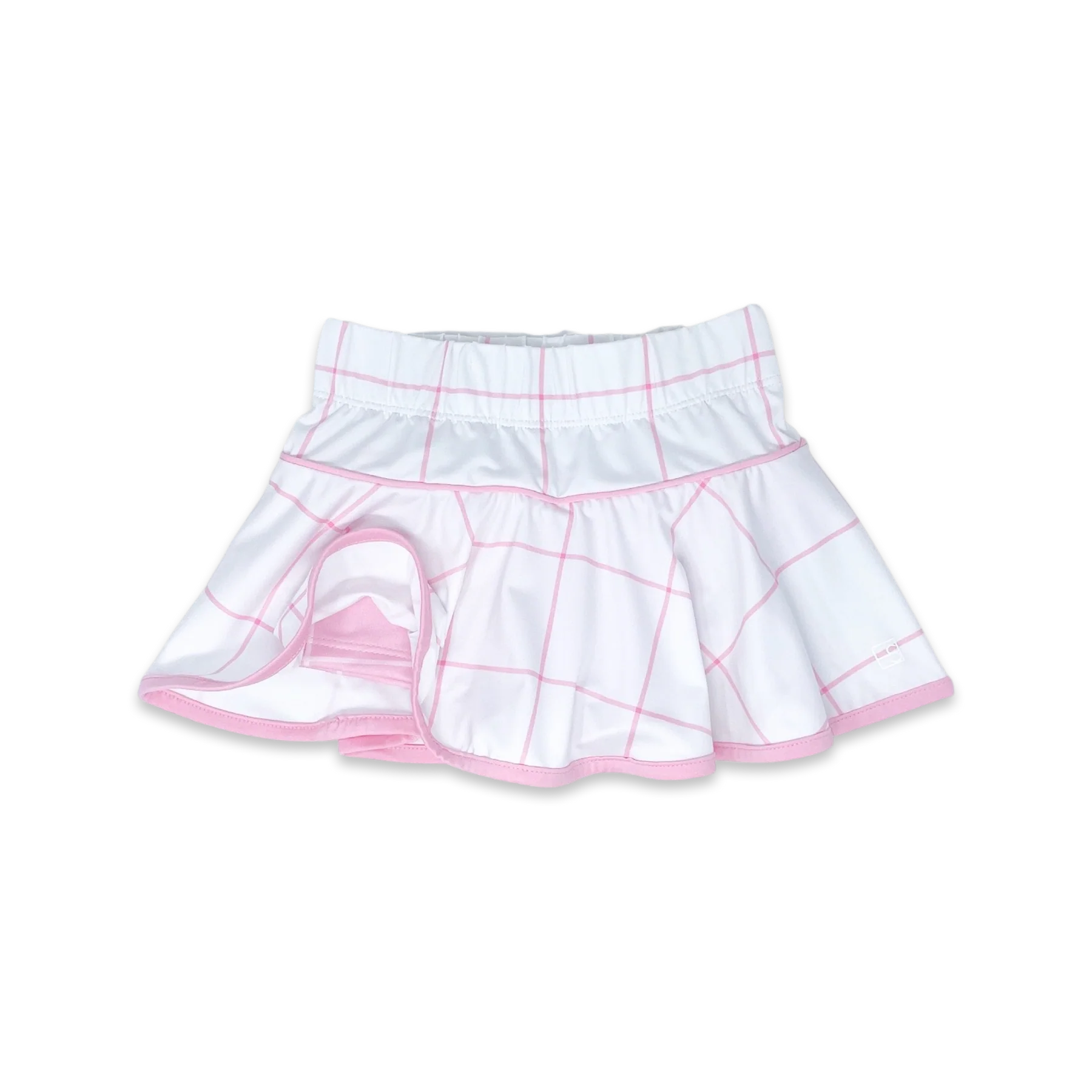 Set Athleisure Quinn Skort- Pink Windowpane