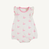 Ruehling Ruffle Bubble Merrimack Quack Quacks (Palm Beach Pink) with Hamptons Hot Pink