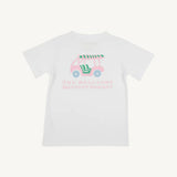 Sir Proper's T-Shirt Worth Avenue White with Golf Cart