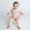 Scalloped Contrast Trim Knit Set